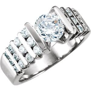 Accented Engagement Ring 