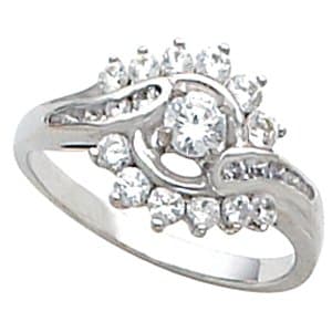 Accented Engagement Ring or Band