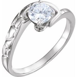 Accented Engagement Ring or Band