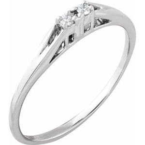 14K Yellow  4.1 mm Round Engagement Ring Mounting 