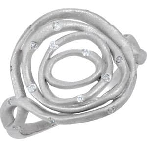 Accented Circle Ring