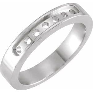 Channel-Set Engagement Ring or Band 