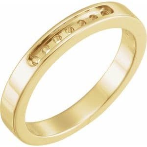 Palladium Engagement Ring Base Mounting