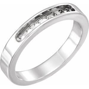 Channel-Set Engagement Ring or Band