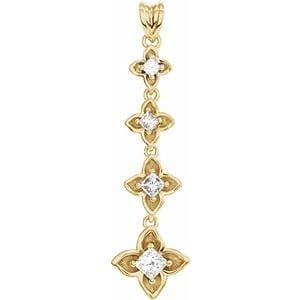 Journey Floral Graduated Pendant