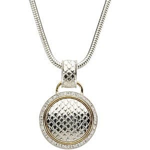 Accented Snake Skin Necklace