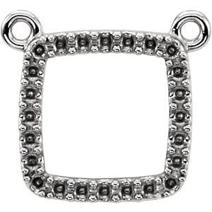 Square Necklace or Center 