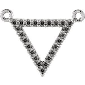 Triangle Necklace or Center 