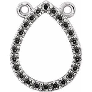 Teardrop Necklace or Center 