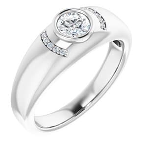 Bezel-Set Ring